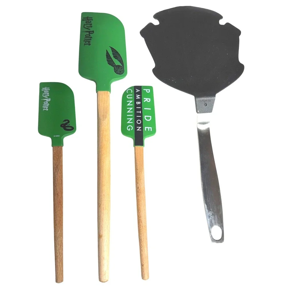 Williams Sonoma Harry Potter Slytherin Spatula and Turner Set 4pc Discontinued